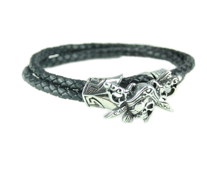 Pirate Leather Bracelet - ramanujanitsez