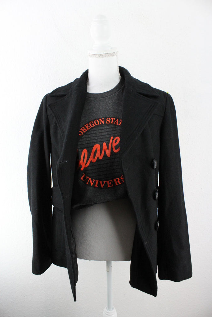 Vintage Black Guess Coat (M) ramanujanitsez 