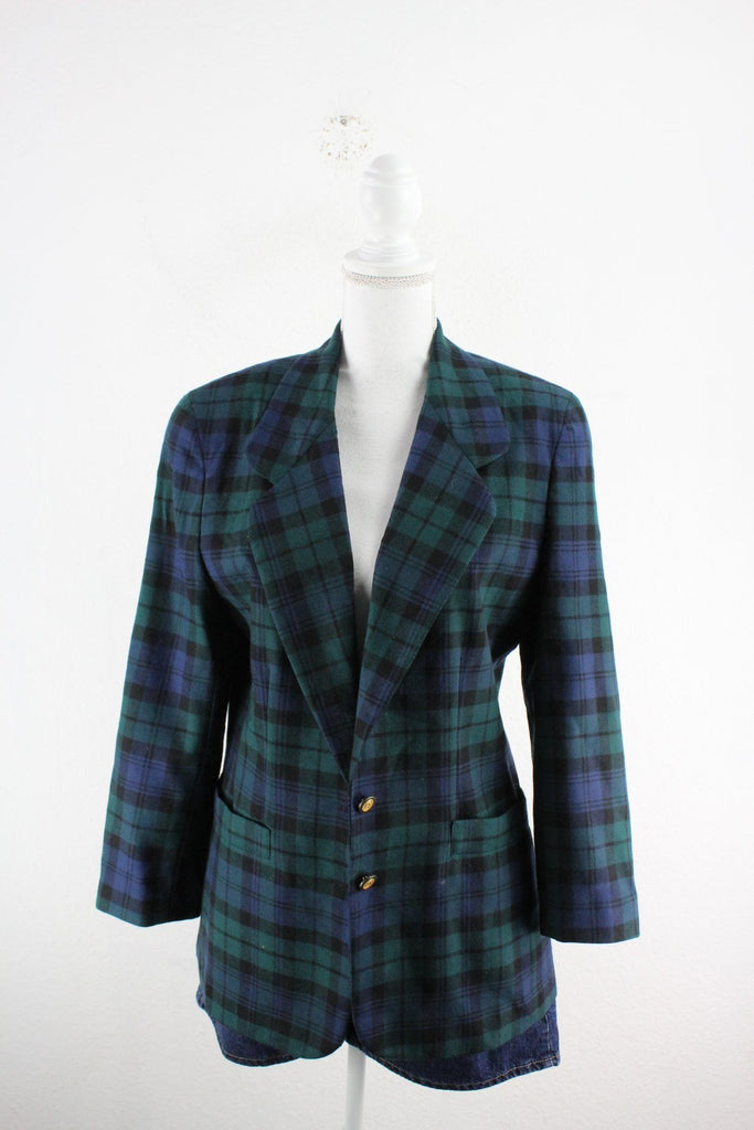 Vintage Checked Blazer (M) ramanujanitsez 