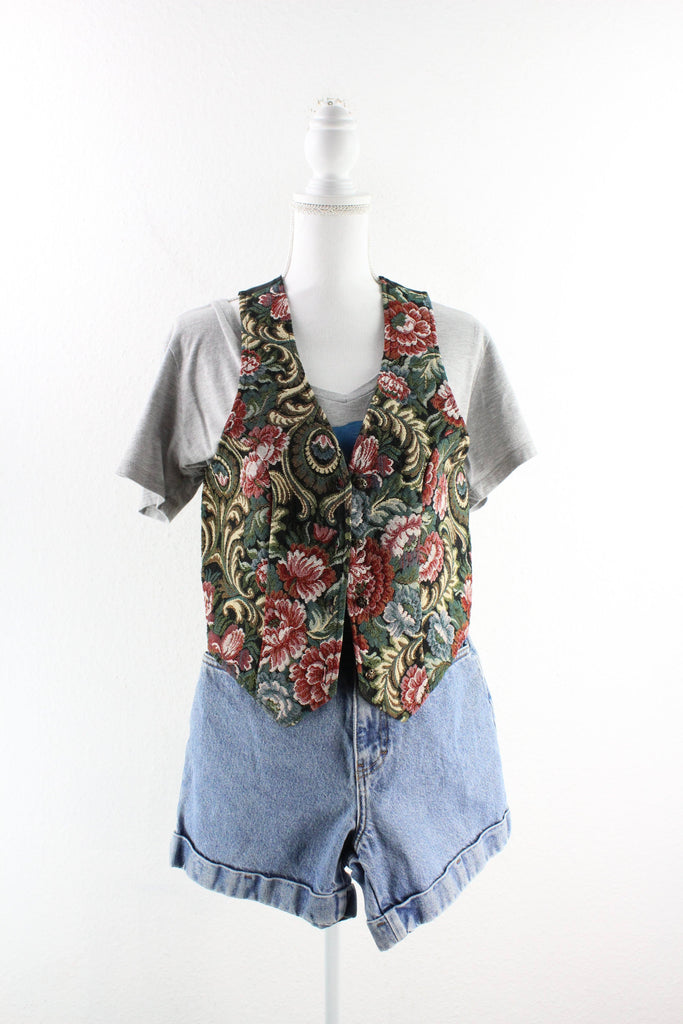 Vintage Flower Vest (M) ramanujanitsez 