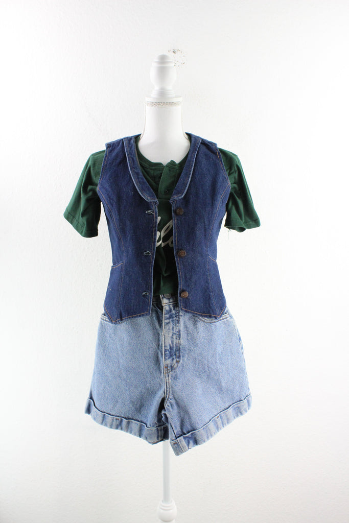 Vintage Larry Mohan Denim Vest (M) ramanujanitsez 