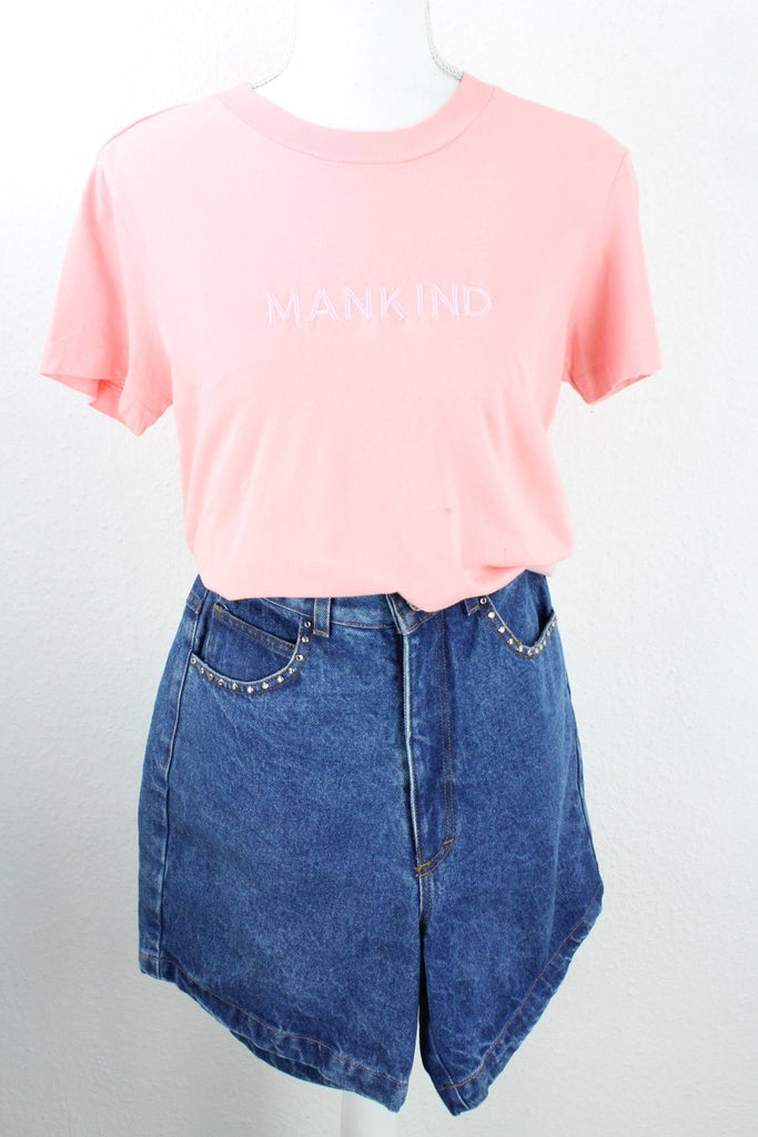 Vintage Pink Mankind T-Shirt (M) ramanujanitsez 