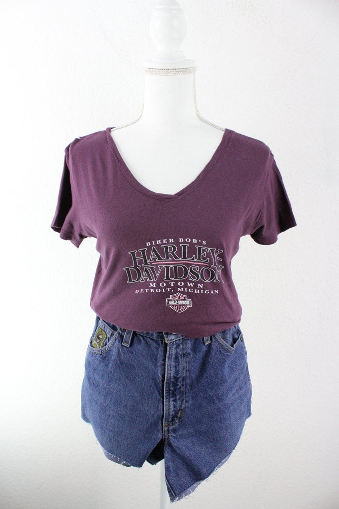 Vintage Purple Harley Davidson T-Shirt (S) ramanujanitsez 