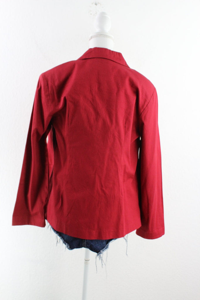 Vintage Red Forenza Blazer (10) ramanujanitsez 