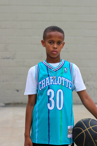 dell curry hornets jersey