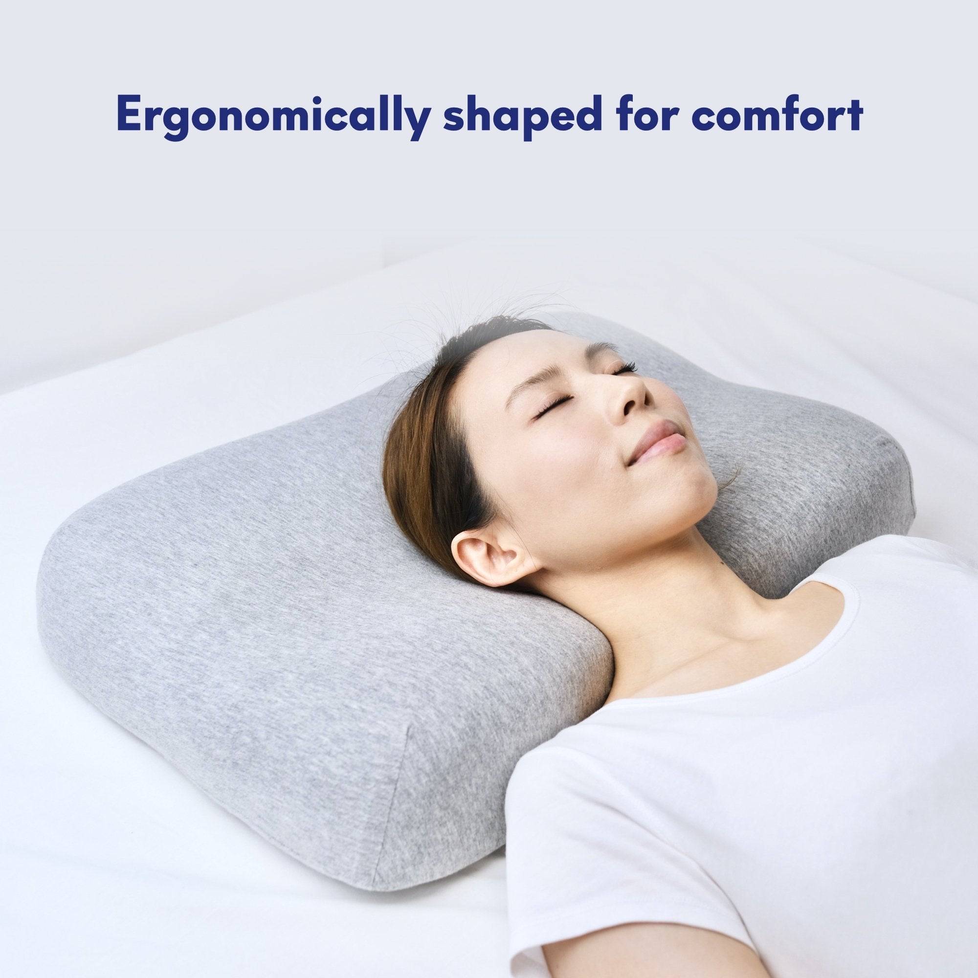 s shaped memory foam pillow