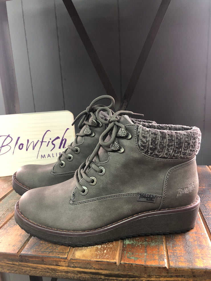 blowfish gray boots