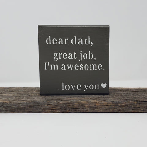 Funny Gifts for Dad, Funny Signs for Dad, Fun Gifts Dad, Funny Sayings for Dad