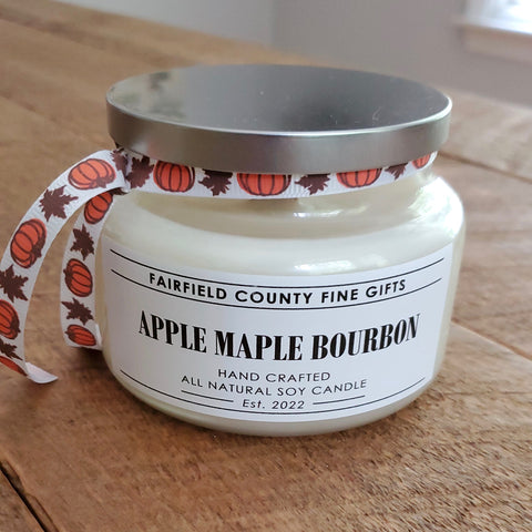 Fall Scent Soy Candle Apple Maple Bourbon Candles