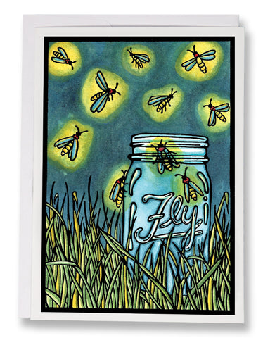 Fireflies by Sarah Angst Art
