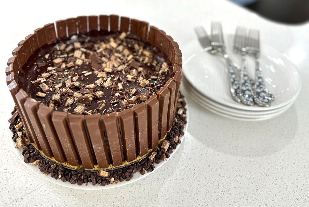 Temp-tations Recipe: No-Bake Kit Kat Cheesecake