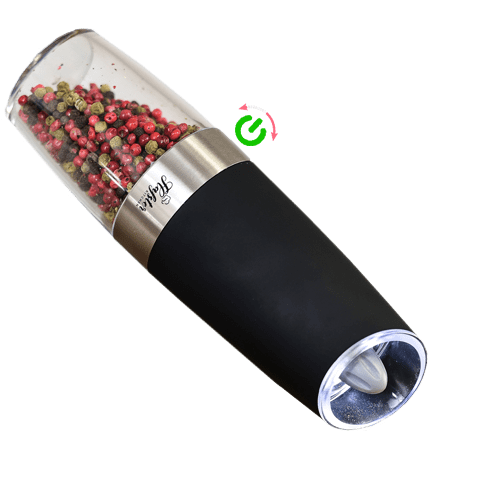 Electric Gravity Induction Pepper Grinder - Ceramic - Metal