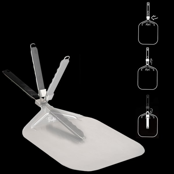 KitchenStar Metal Pizza Peel 9.5 inch - Stainless Steel Paddle Spatula