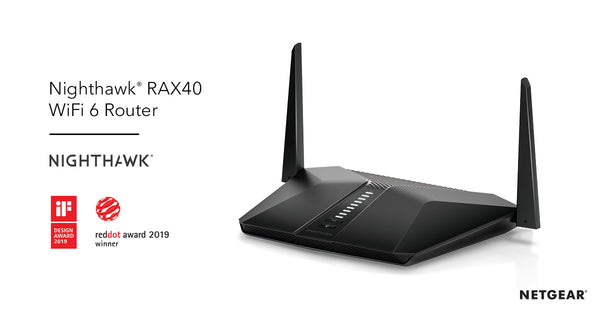 Nighthawk RAX40 AX4 WiFi 6 Router - AX3000 