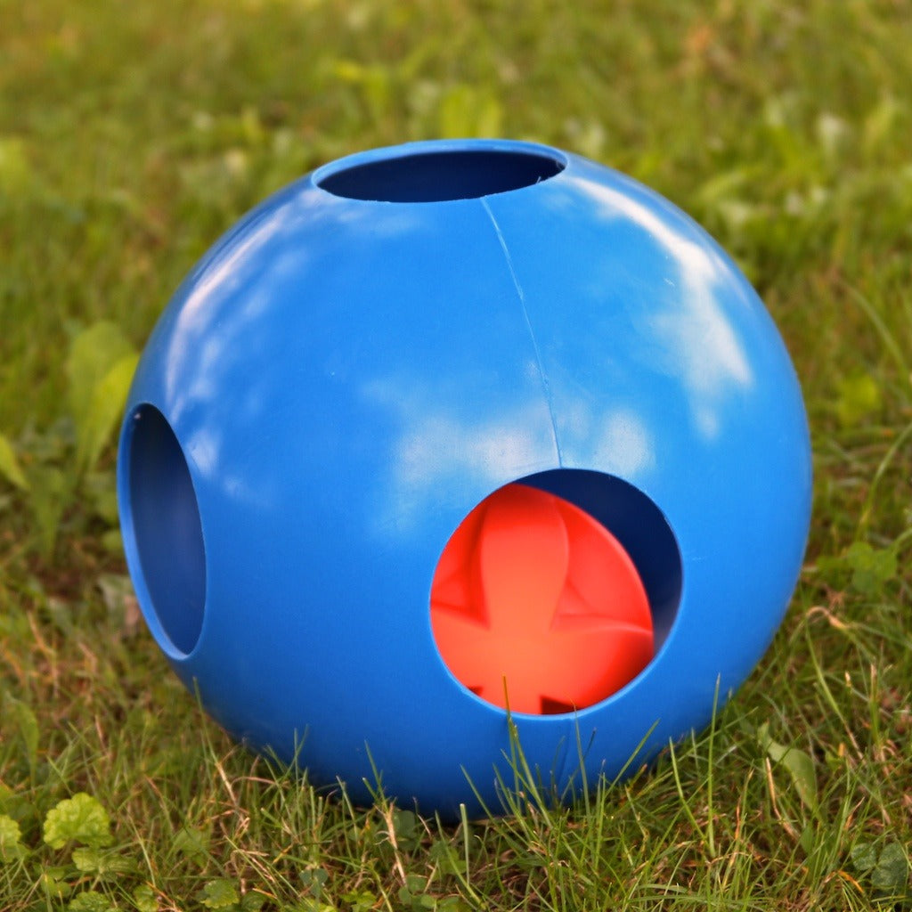 large indestructible dog ball