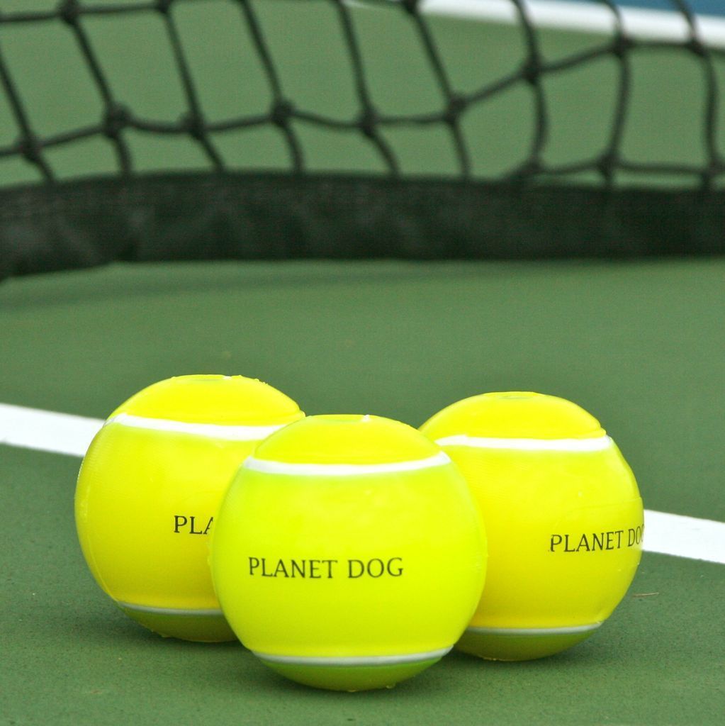 indestructible dog tennis ball