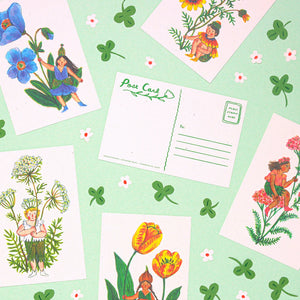 Flower Fairies Postcard Set of 12 - Heartshake Studios