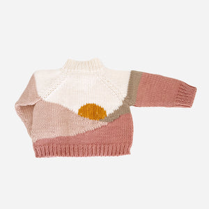 Pink Sunset Cardigan - Heartshake Studios