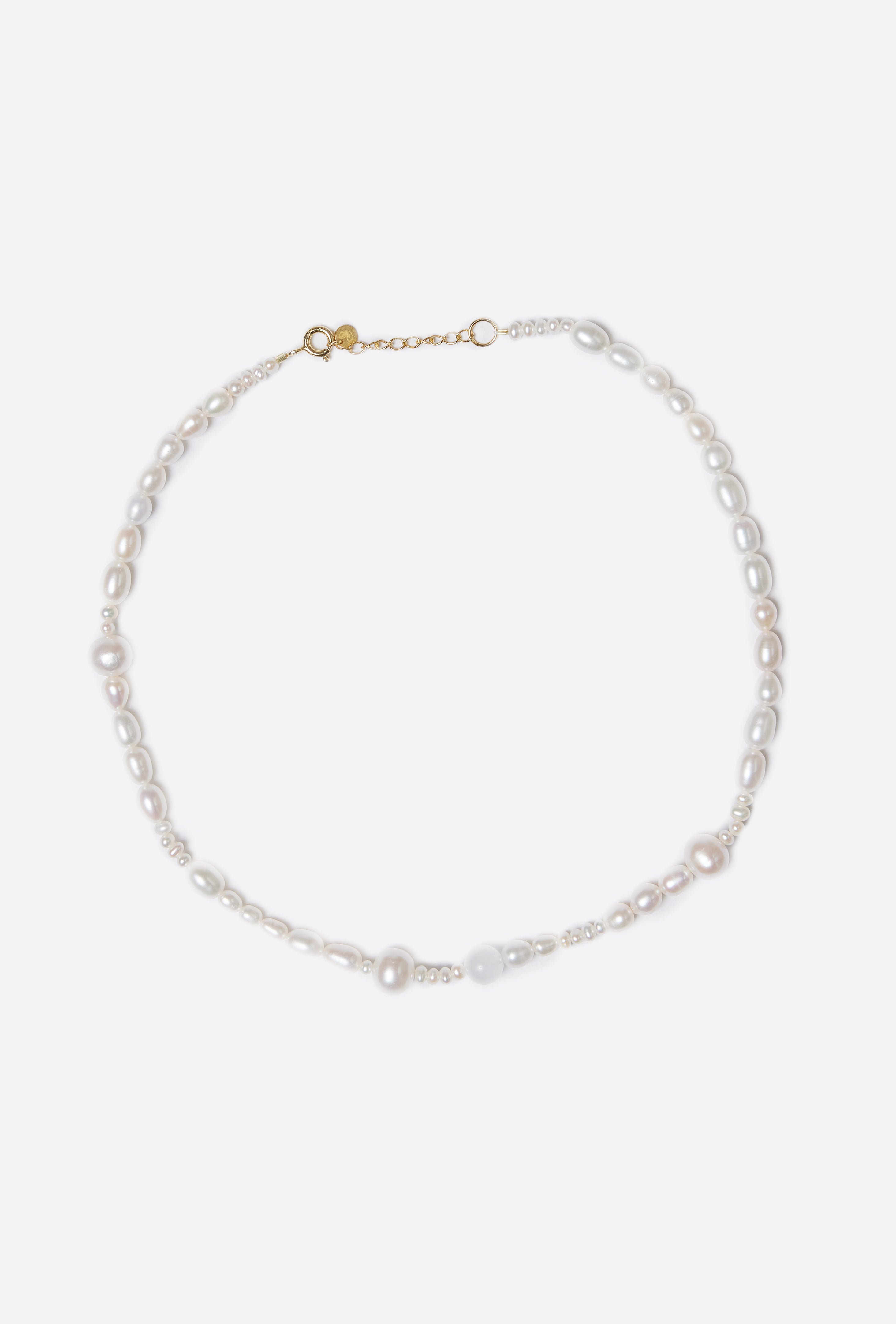 Sorelle | Pure Necklace - Sterling Silver, hvid månesten / 40