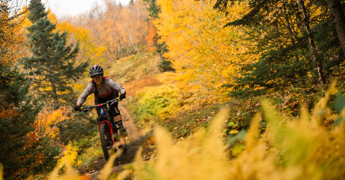 Female Mountain Biking