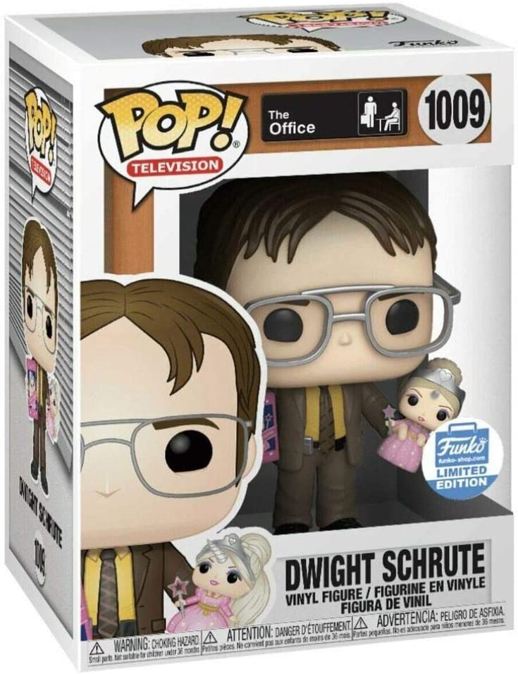 Funko 48500 Pop! Television: The Office - Dwight Schrute with Princess –  Boxset and Chill