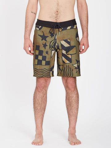 Camouflage Coral Camo Boardshort Men's Swimwear