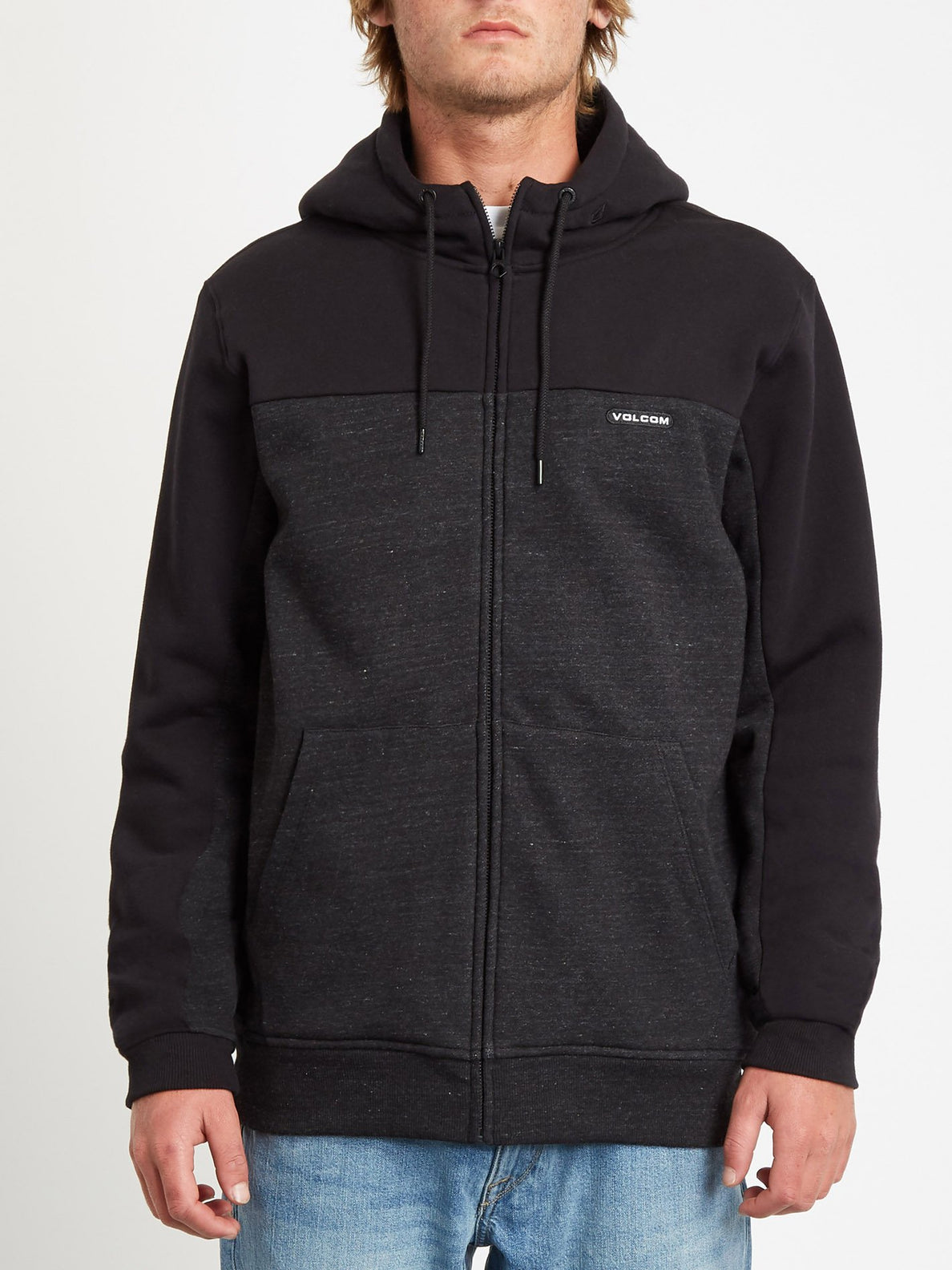 lined zip up hoodie