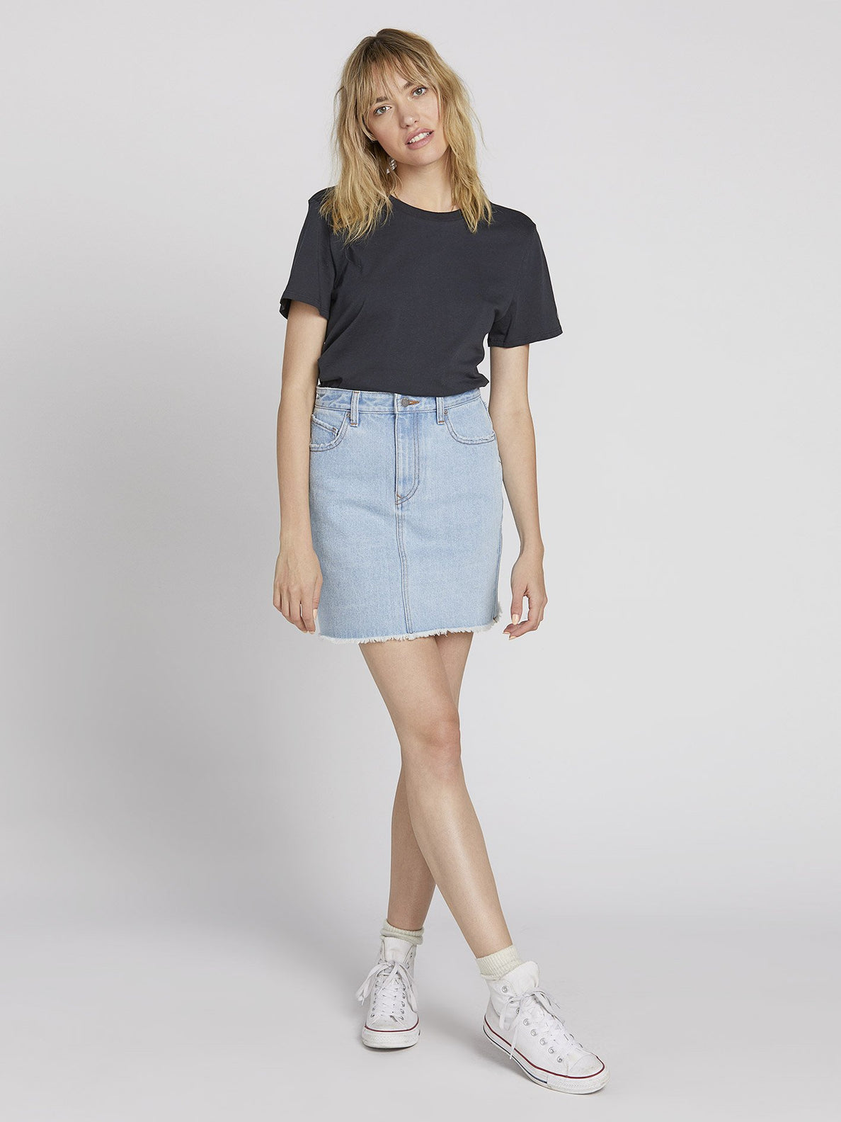 Stoned Mini Skirt - Used Blue – Volcom 
