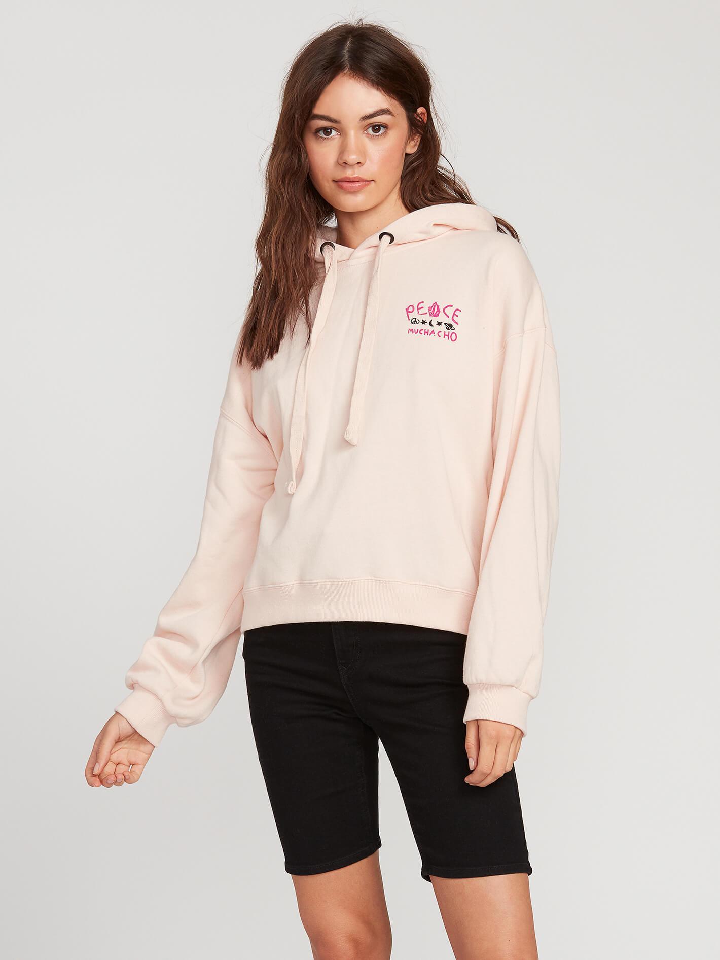 vans classic cropped pullover hoodie