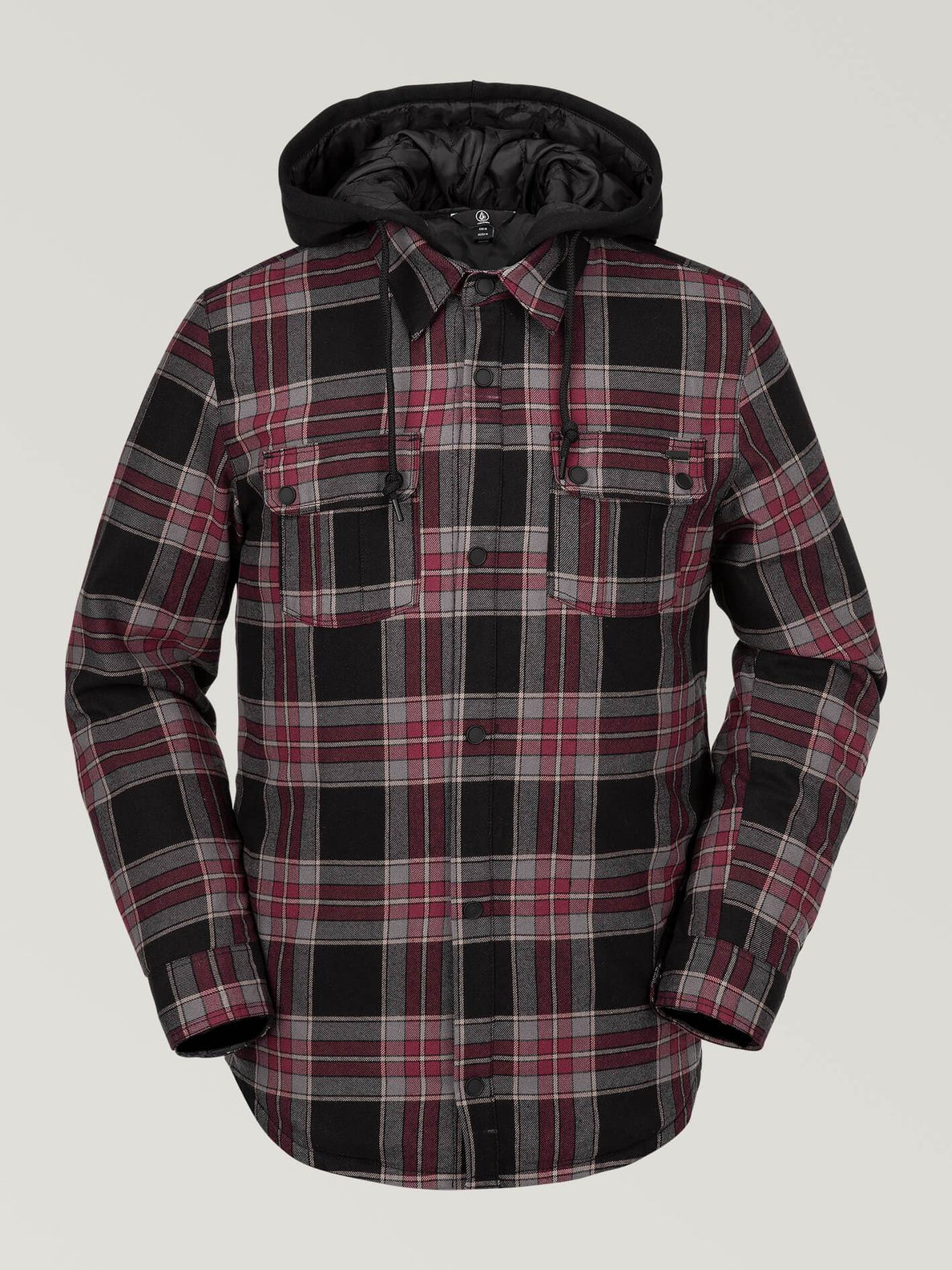 insulated flannel hoodie