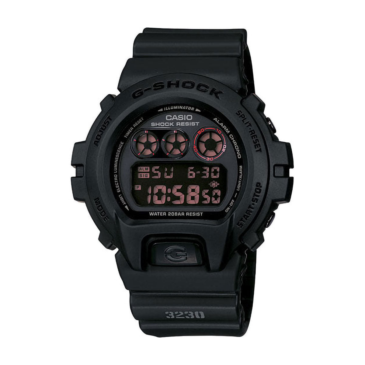 Casio DW-6900HM-2 G-Shock Resistant Digital Dial With Resin Strap Watc