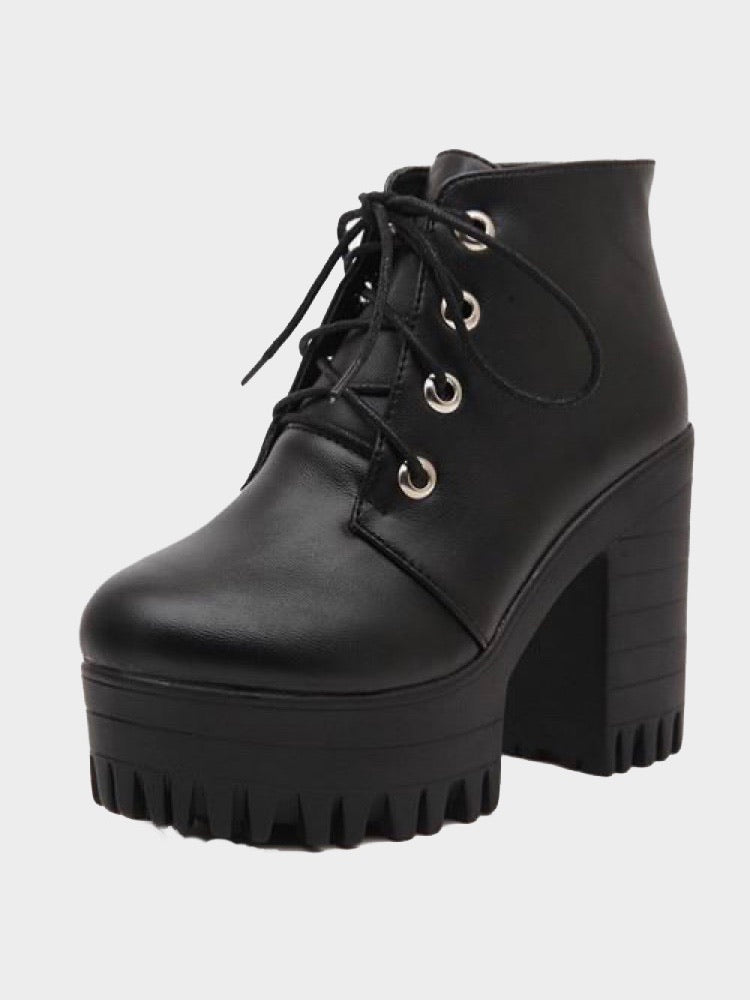 grunge platform boots