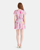 KIRSTY DRESS FLORAL PINK MULTI Nav Image 5