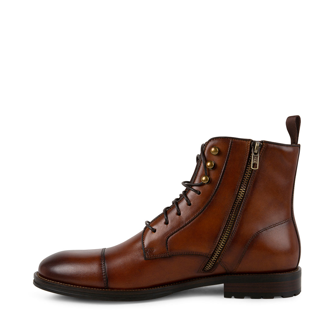 DAYLON Tan Leather Men's Boots | Men's Designer Boots – Steve Madden Canada