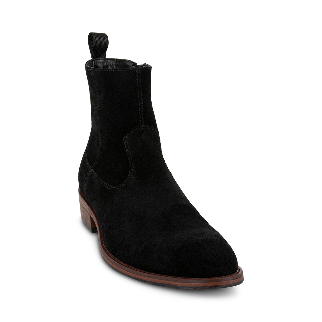 HAWLEY Black Suede Men's Boots | Men's Designer Boots – Steve Madden Canada