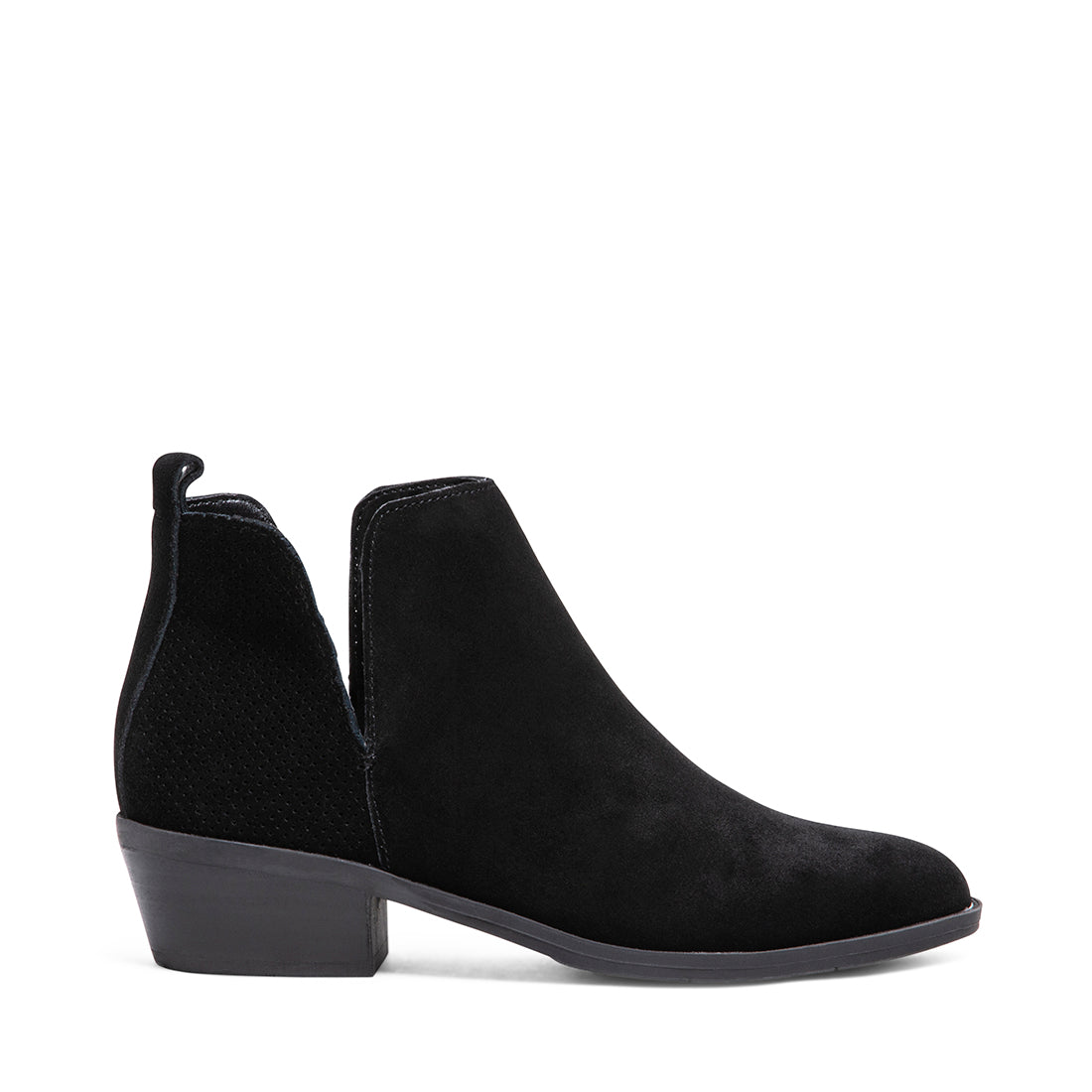 steve madden black suede