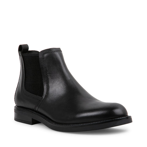 PAIGE Black Leather Men's Boots  Men's Designer Boots – Steve Madden Canada