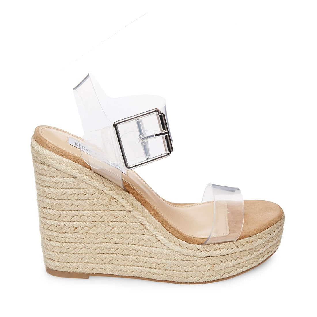 steve madden clear espadrilles