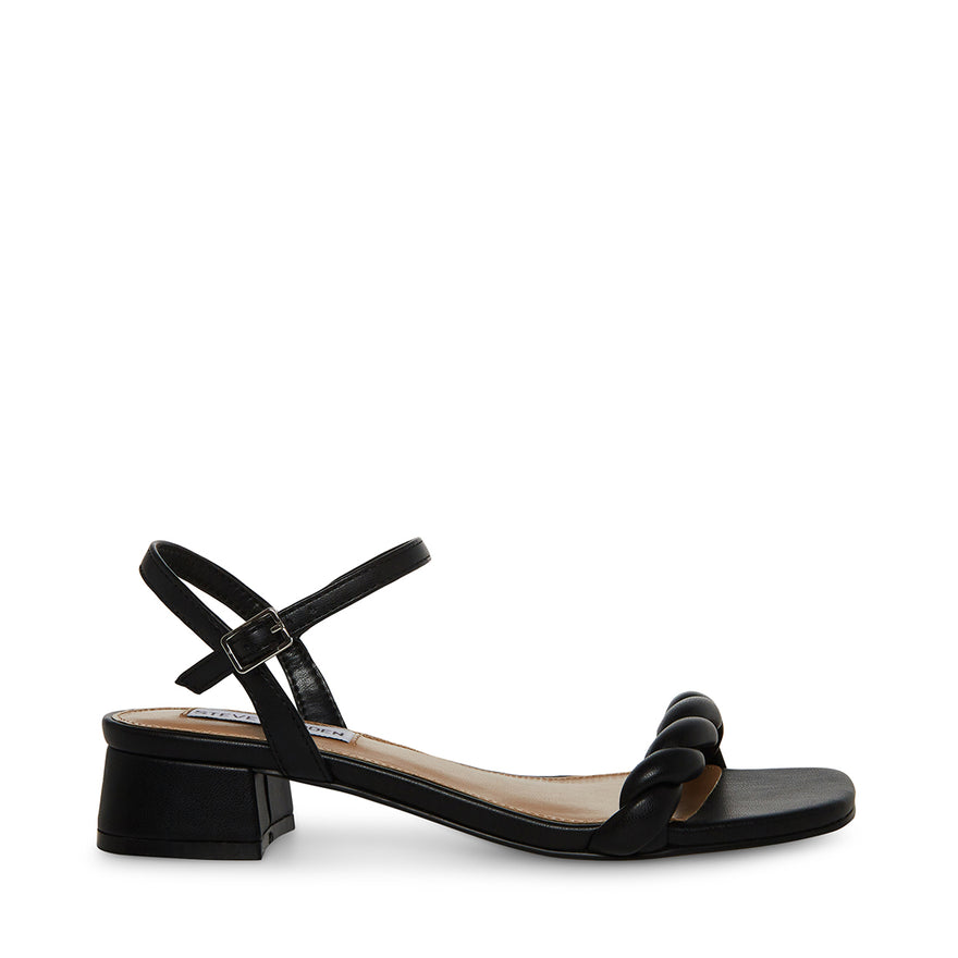 Block Heels Black Ladies Heel Sandal, Size: 36-41 at Rs 580/pair