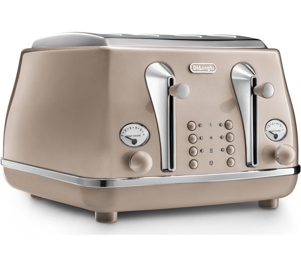 DeLonghi Icona Metallic Toaster CTOT4003BG