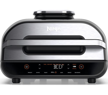 Ninja AG651UK Foodi MAX PRO Health Grill Flat Plate & Air Fryer - Black