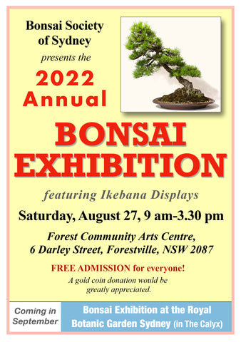 Annual Bonsai Exhibition Flyer (front)
