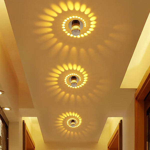 Modern Swirl Led Ceiling Light