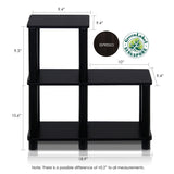 Furinno Decorative Shelf 14032EX/BK