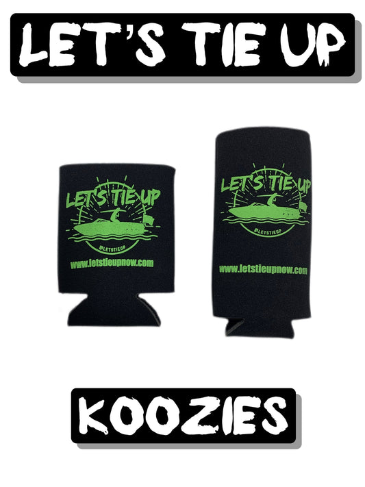 Let's Tie Up Slim Can Koozie