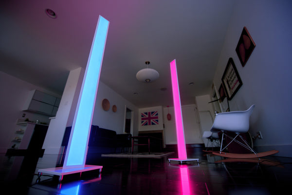 colored floor lights