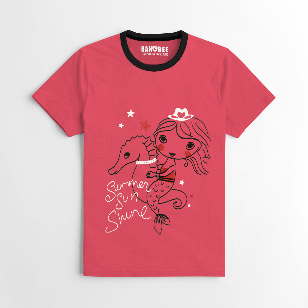 girls printed tees