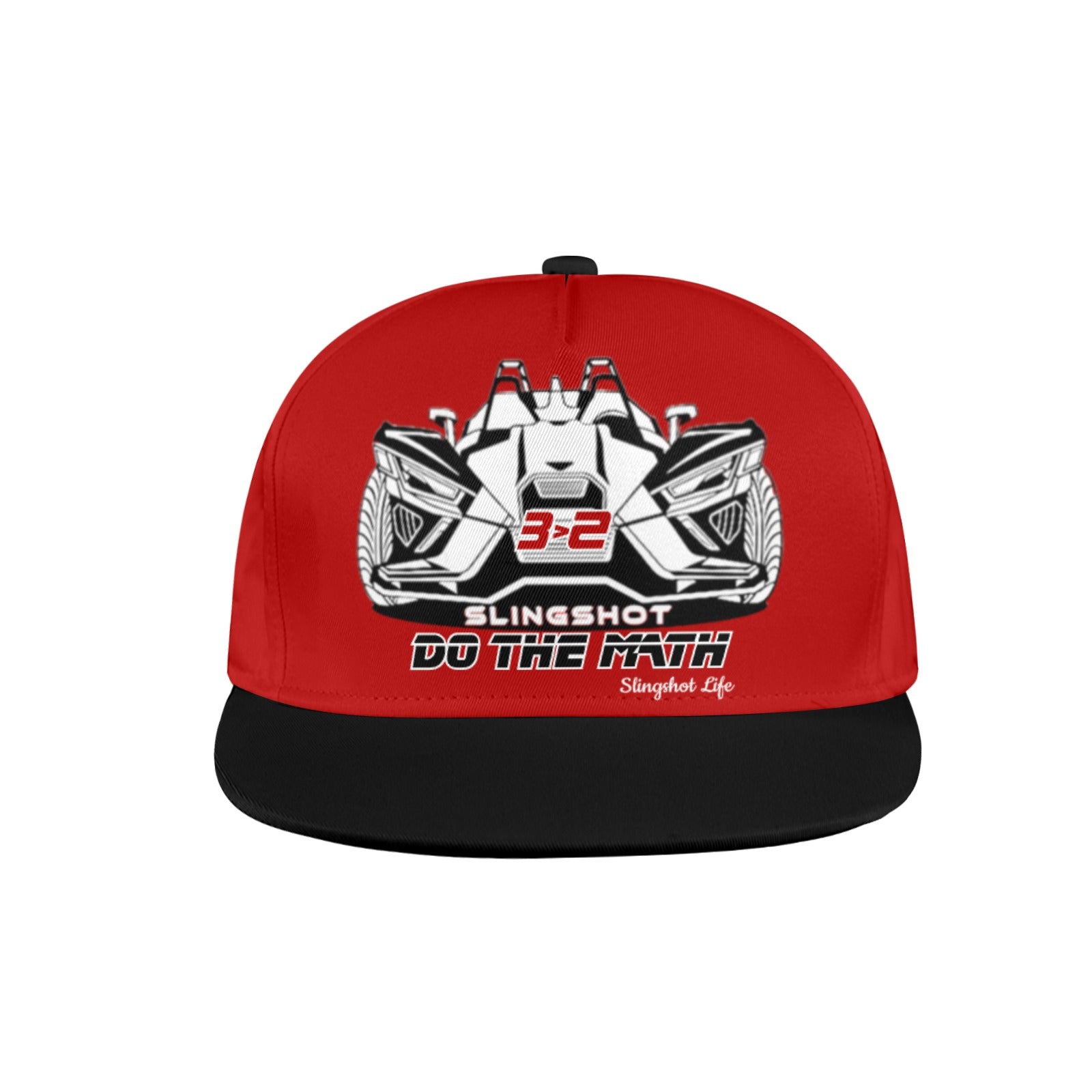 3>2 Slingshot Life Snapback Cap Red