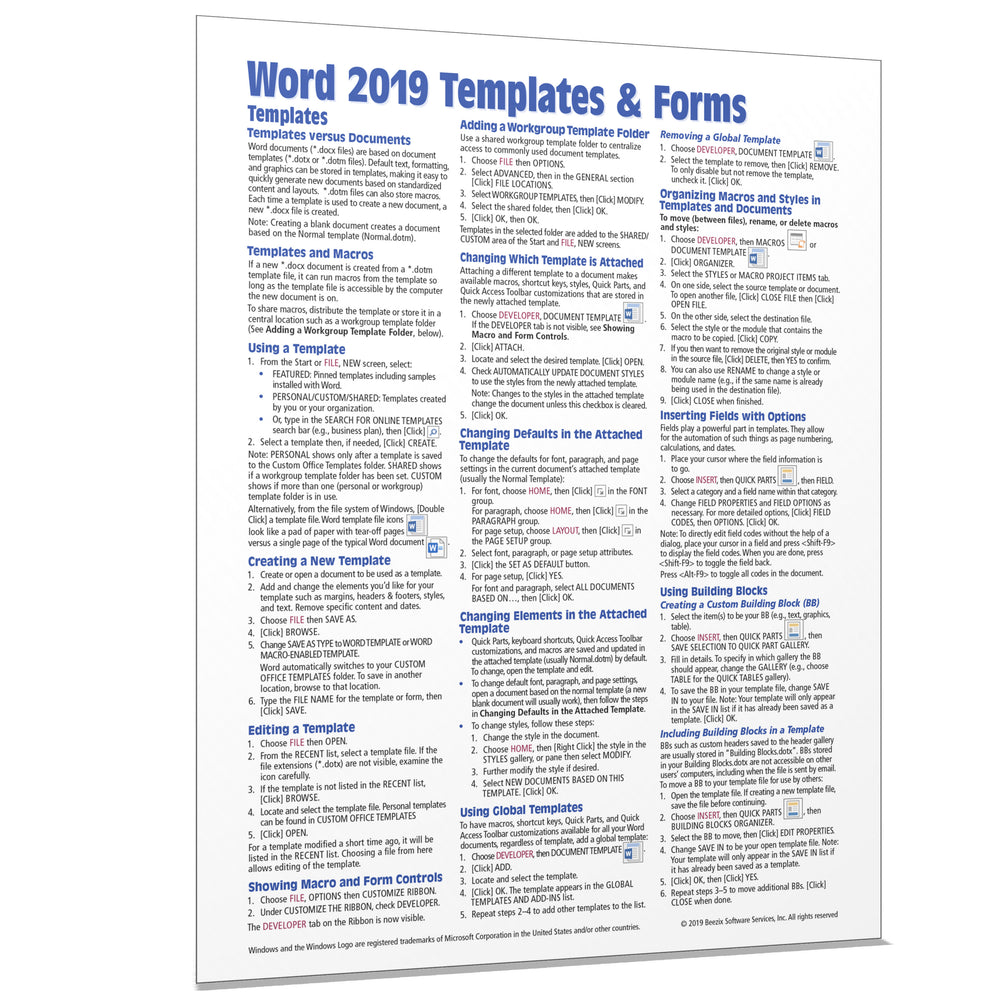 word 2019 assignment