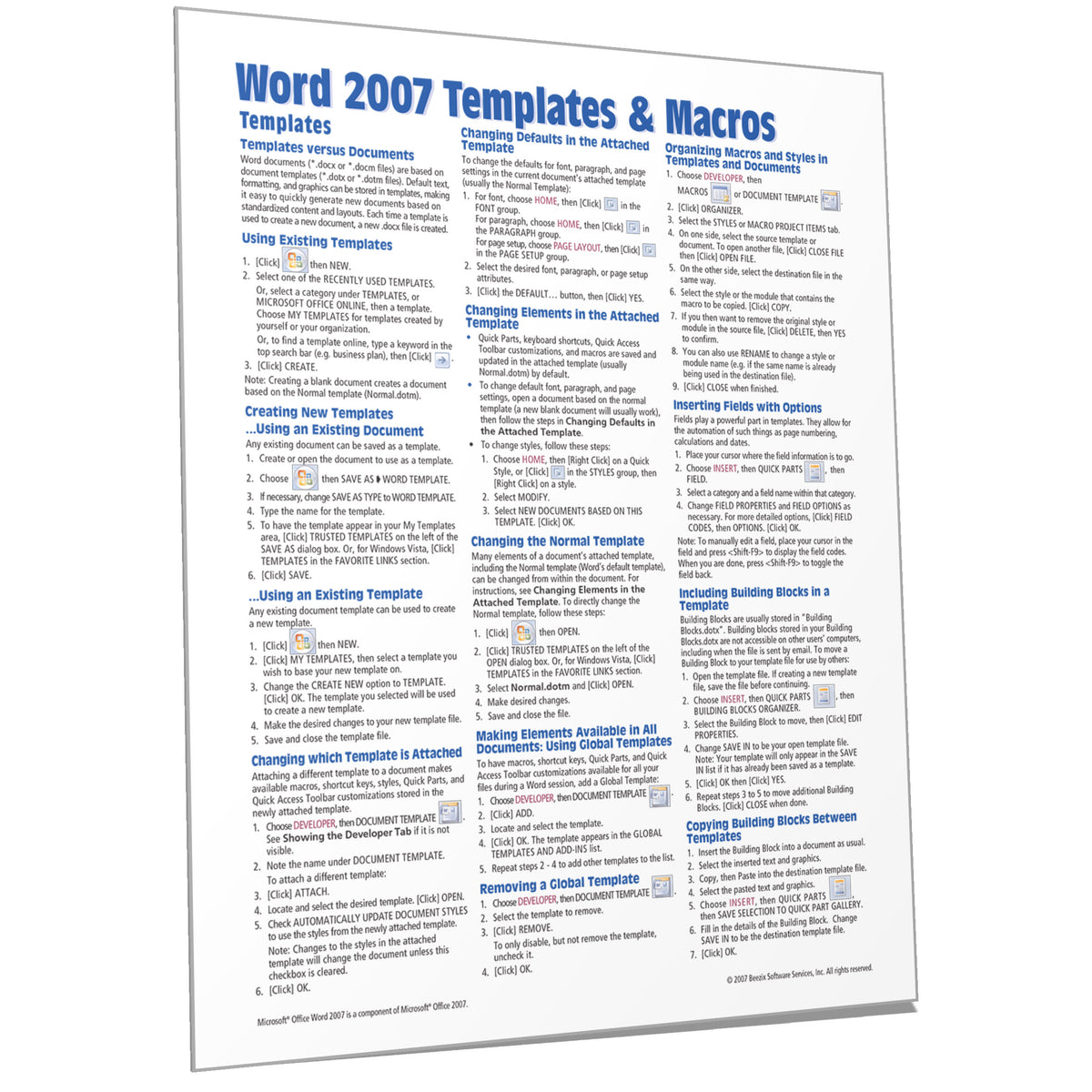 microsoft word 2007 templates